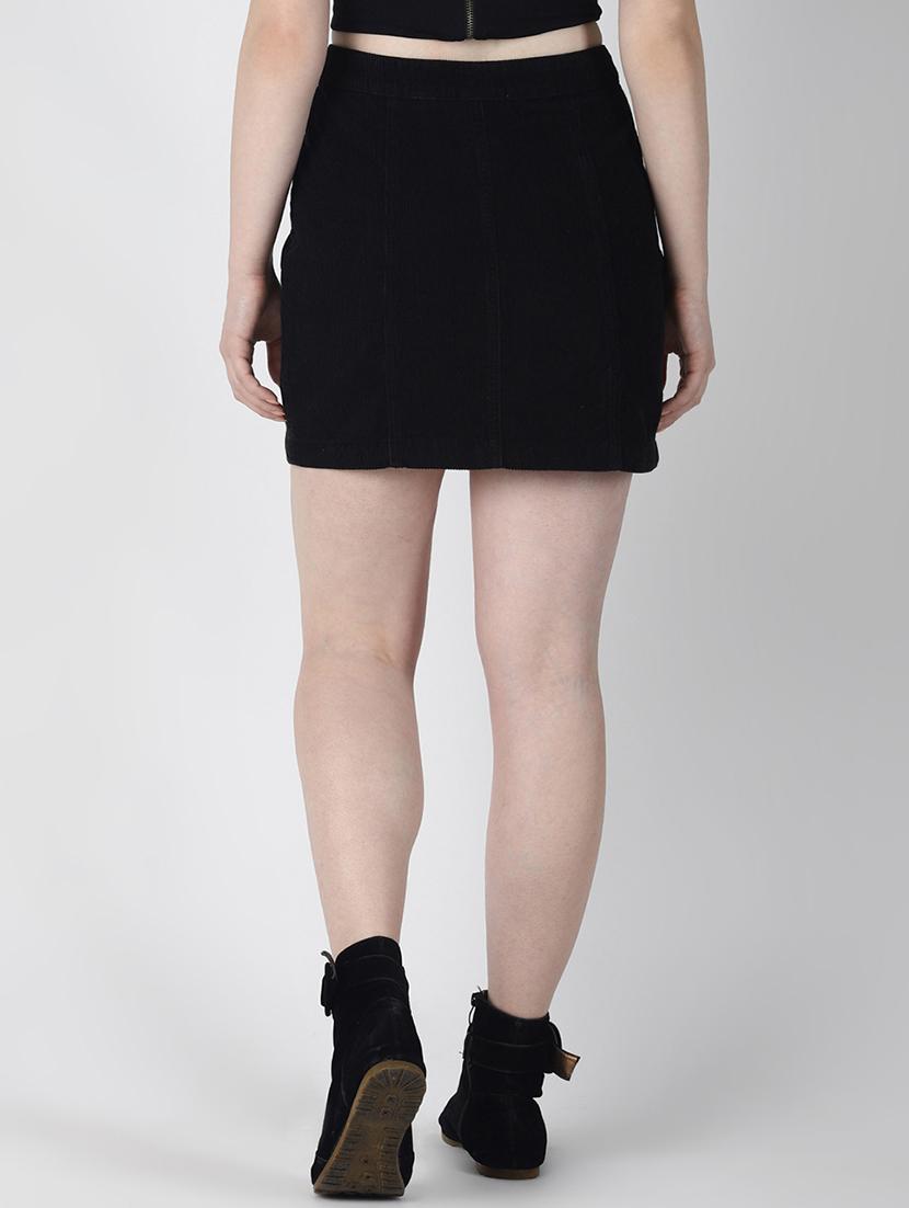 high rise button up skirt - 16619160 - Zoom Image - 3
