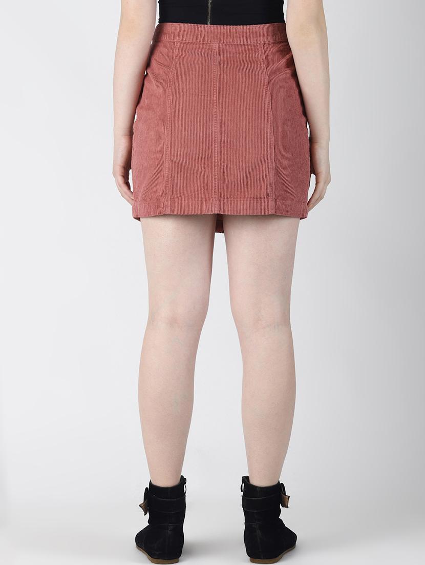 high rise button up skirt - 16619162 - Zoom Image - 3