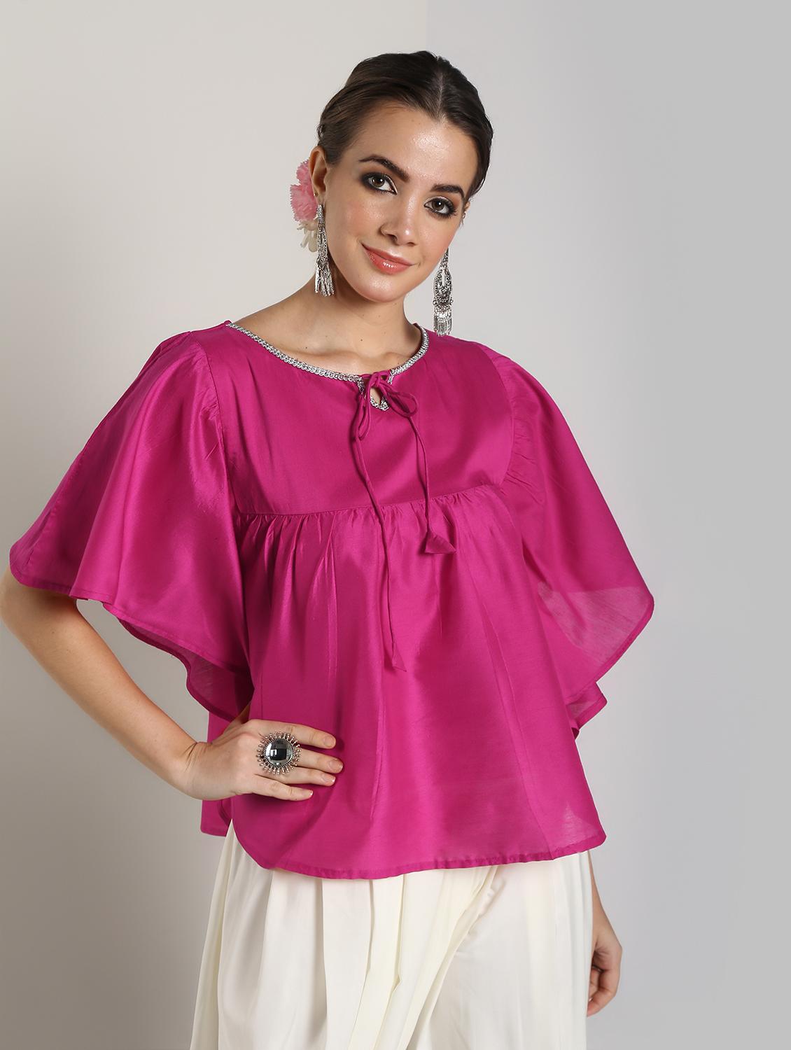 solid kurti with salwar set - 16619304 - Zoom Image - 3