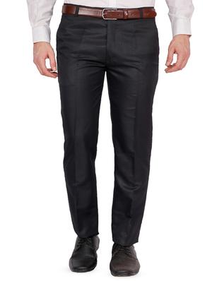 black and brown combo flat front formal trousers - 16620321 - Standard Image - 6