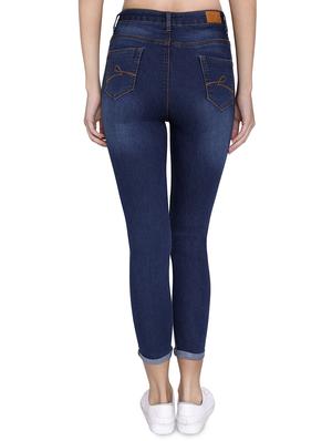 high rise stone washed jeans - 16622893 - Standard Image - 3