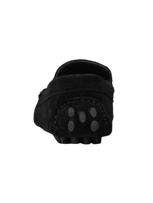 black suede slip on loafers - 16628909 - Standard Image - 3