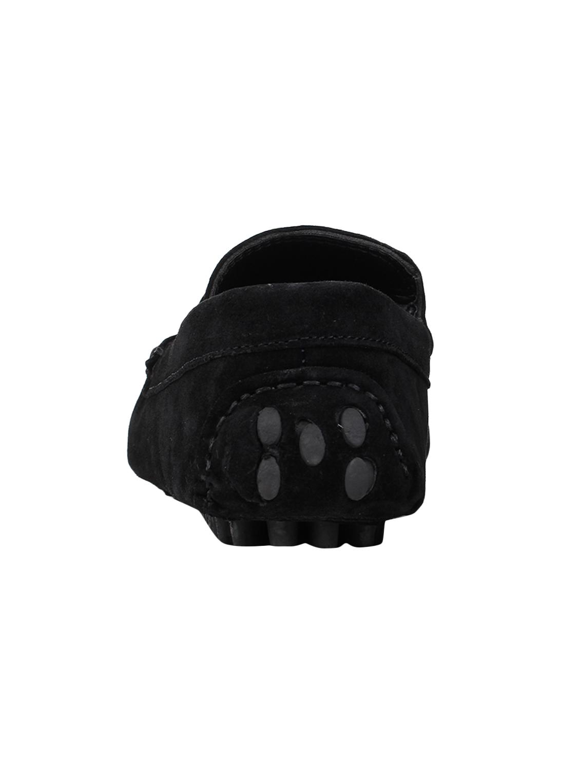 black suede slip on loafers - 16628909 - Zoom Image - 3