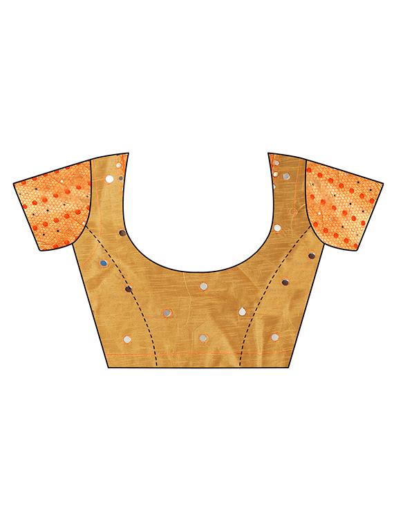 bordered ombre saree with blouse - 16629804 - Zoom Image - 3