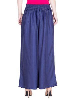 high rise pleated palazzo - 16629934 - Standard Image - 3