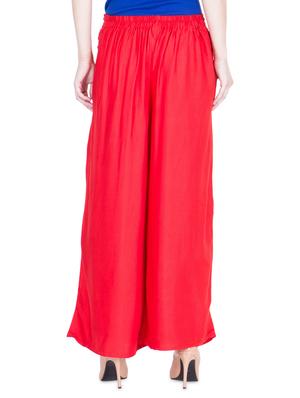 high rise pleated palazzo - 16629936 - Standard Image - 3