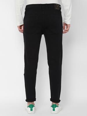 black plain denim jeans - 16630141 - Standard Image - 3