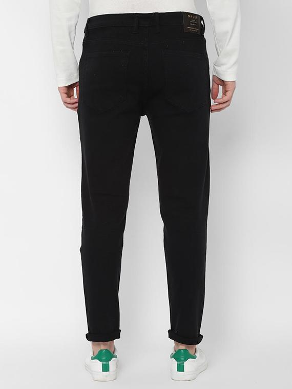 black plain denim jeans - 16630141 - Zoom Image - 3