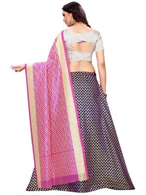 printed flared lehenga - 16630282 - Standard Image - 3