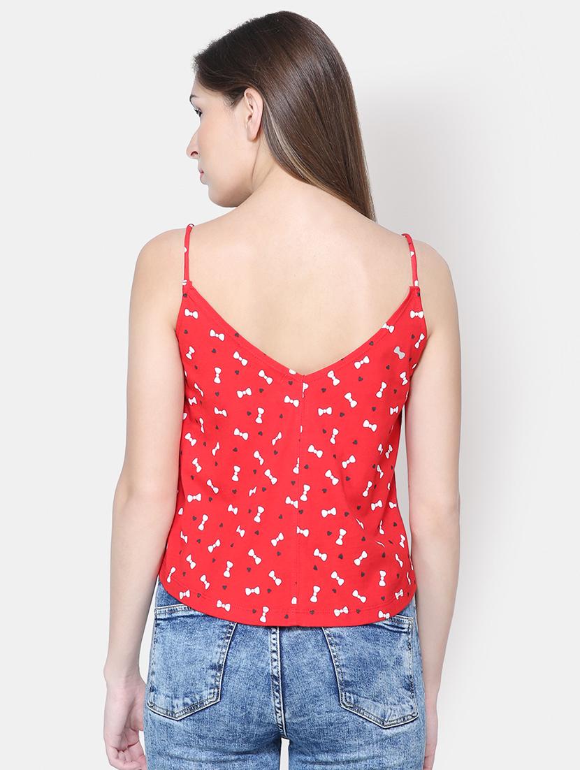 cami neck quirky print top - 16630376 - Zoom Image - 3