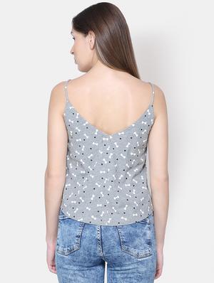 cami neck quirky print top - 16630377 - Standard Image - 3