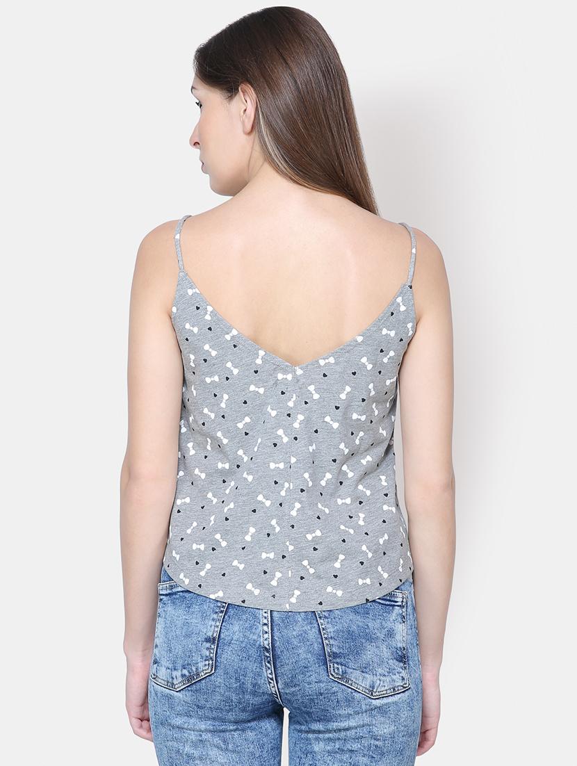 cami neck quirky print top - 16630377 - Zoom Image - 3