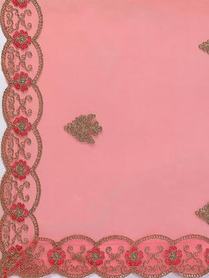 embroidered a-line lehenga - 16632195 - Standard Image - 6