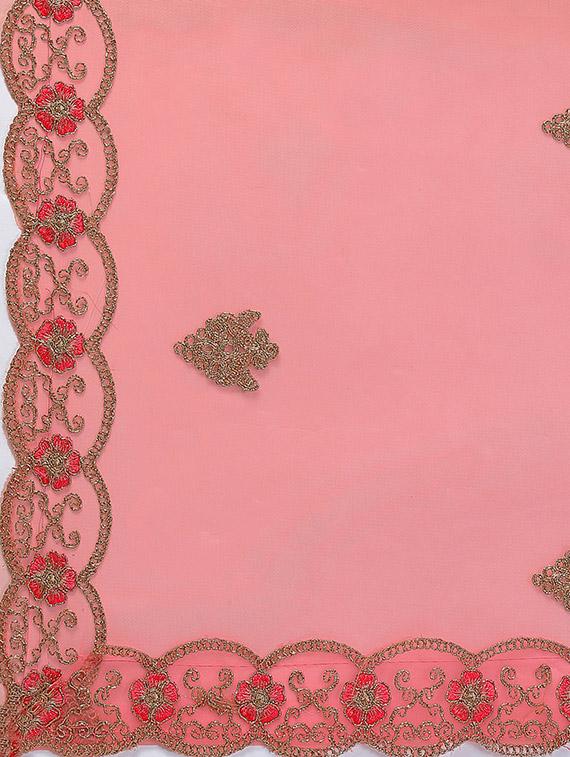 embroidered a-line lehenga - 16632195 - Zoom Image - 6