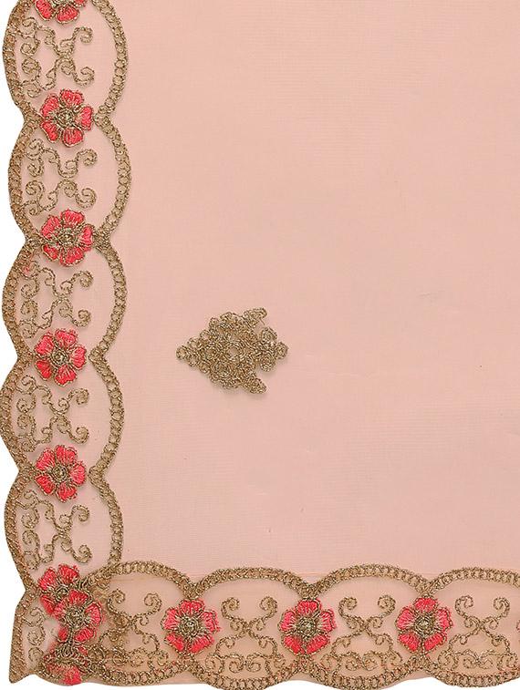 embroidered a-line lehenga - 16632196 - Zoom Image - 6