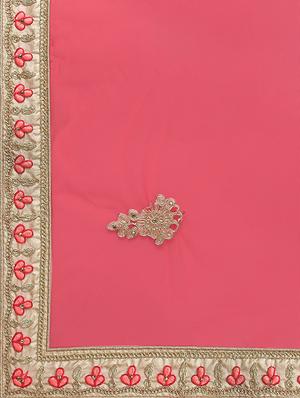 embroidered a-line lehenga - 16632233 - Standard Image - 6