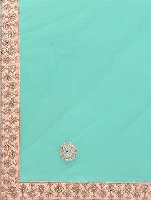 embroidered a-line lehenga - 16632244 - Standard Image - 6