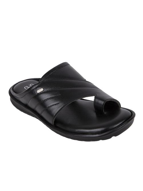 black slip on sandals - 16632429 - Standard Image - 1