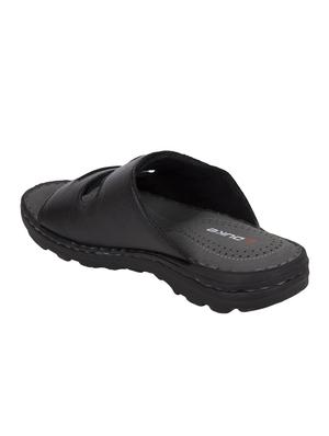 black slip on sandals - 16632431 - Standard Image - 3