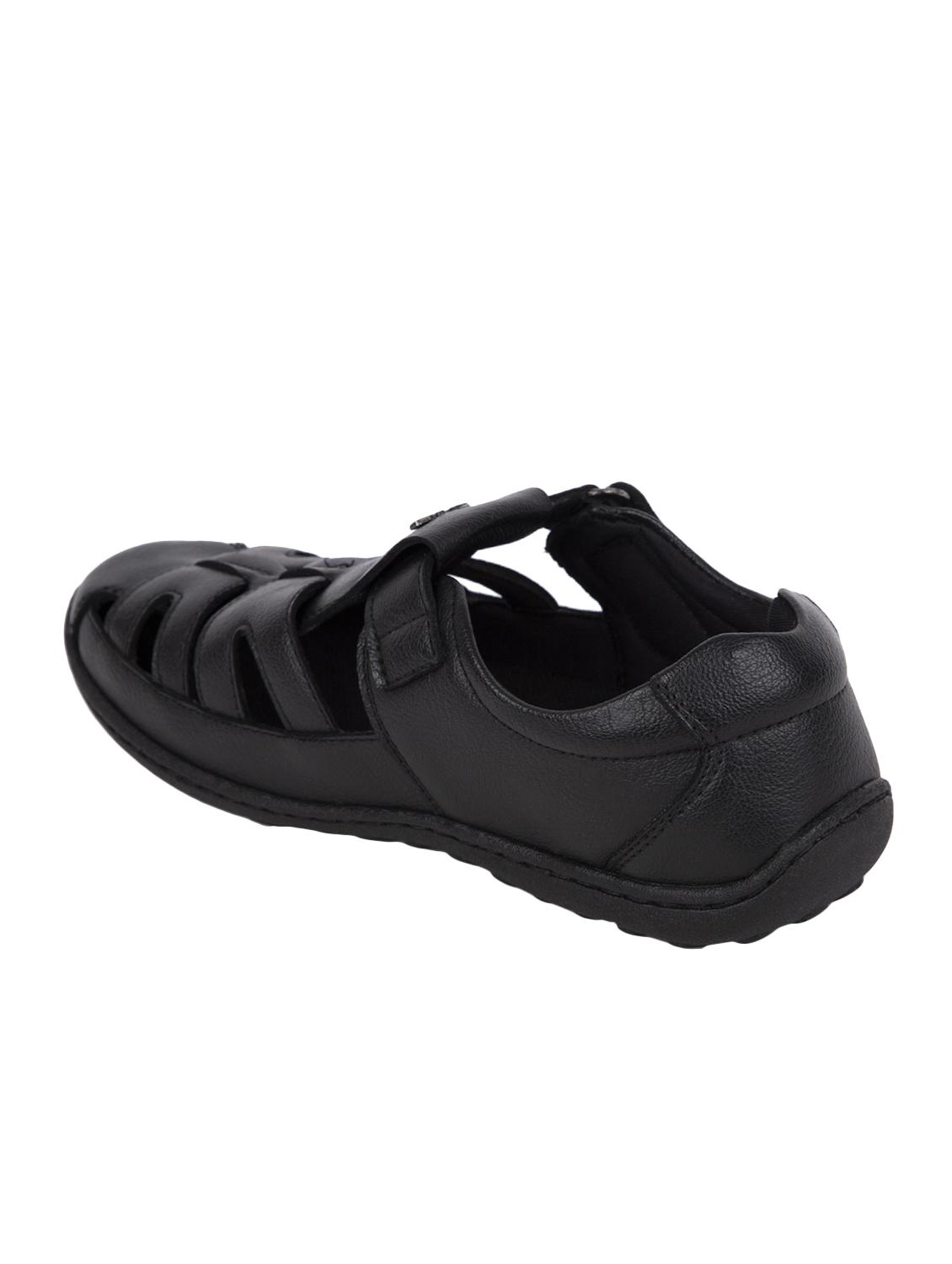 black slip on sandals - 16632434 - Zoom Image - 3