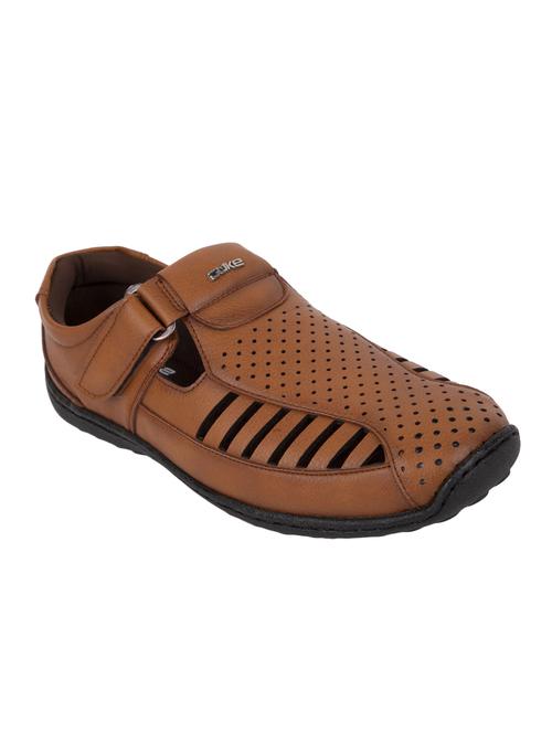 tan slip on sandals - 16632435 - Standard Image - 1
