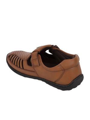 tan slip on sandals - 16632435 - Standard Image - 3