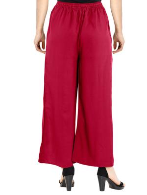 solid straight palazzo - 16632941 - Standard Image - 3