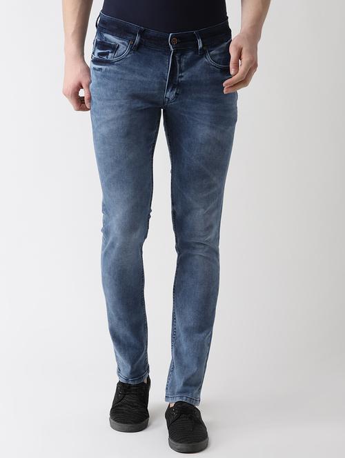 blue heavy washed jeans - 16633196 - Standard Image - 1