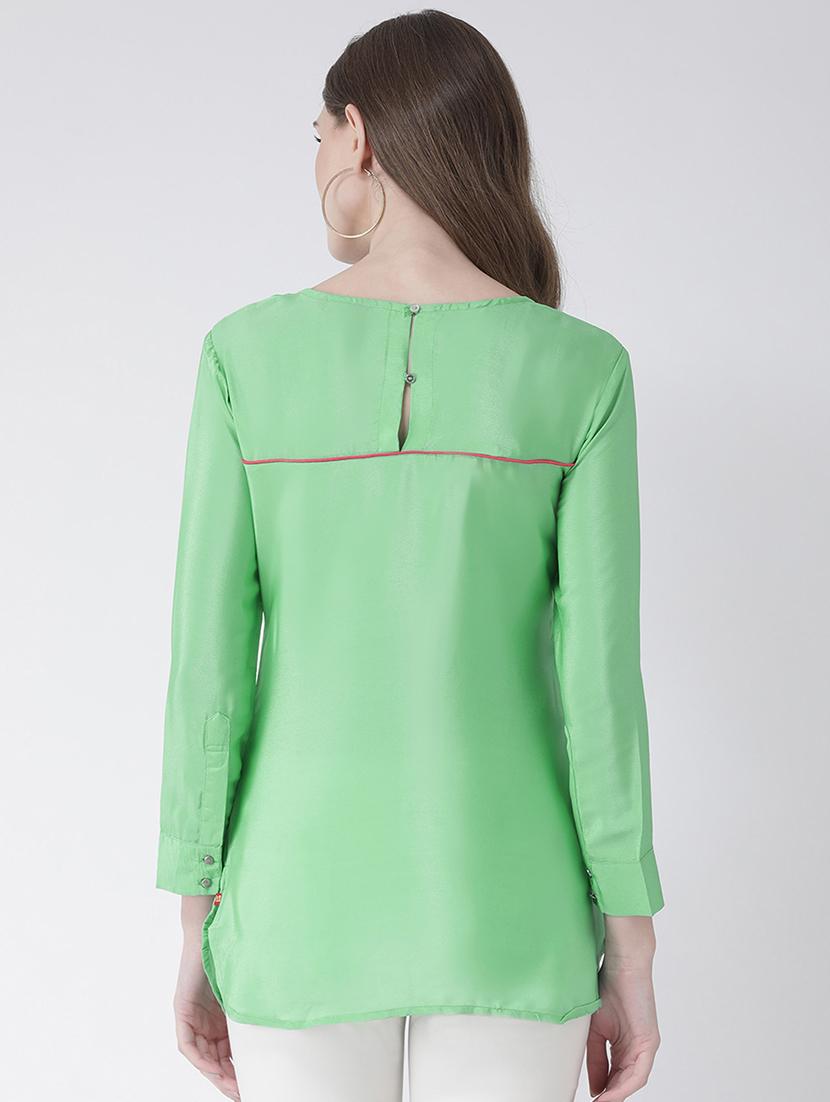 embroidered straight kurti - 16633498 - Zoom Image - 3