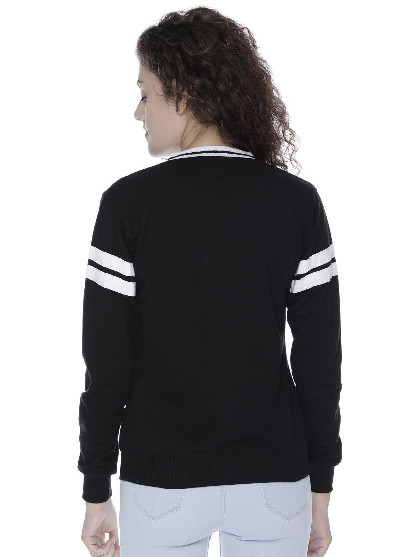 contrast detail bomber/biker jacket - 16633690 - Zoom Image - 3