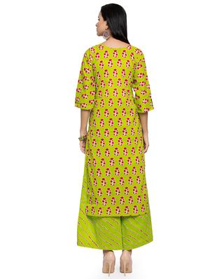 floral printed straight kurta - 16634101 - Standard Image - 3