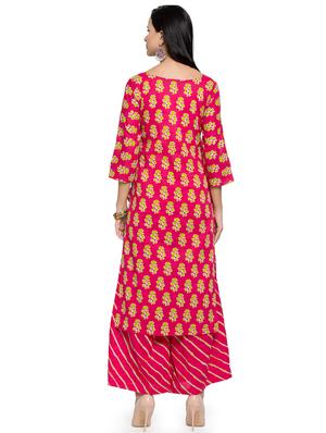 floral printed straight kurta - 16634103 - Standard Image - 3