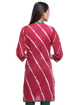 leheriya straight kurta - 16634528 - Standard Image - 3
