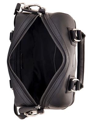 black leatherette (pu) regular handbag - 16635175 - Standard Image - 3