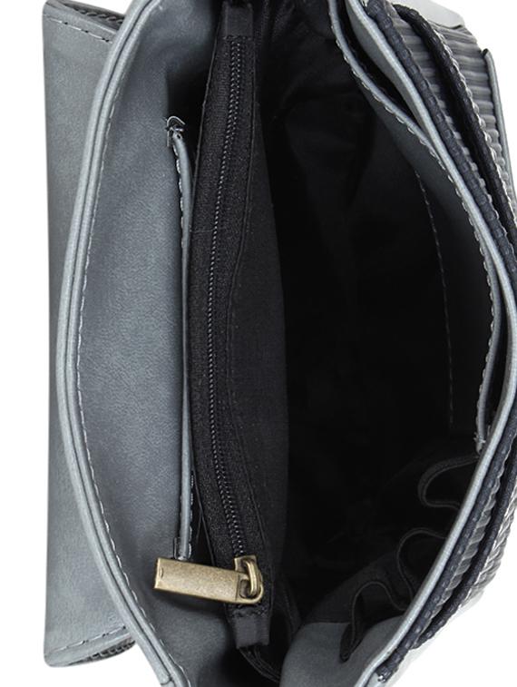 grey leatherette (pu) regular messengerbag - 16635306 - Zoom Image - 3