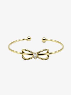 gold metal bangle bracelet - 16636122 - Standard Image - 3