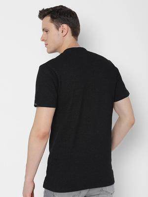 black solid t-shirt - 16637034 - Standard Image - 3