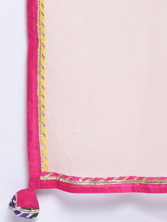 foil printed a-line lehenga choli with dupatta - 16637178 - Zoom Image - 6