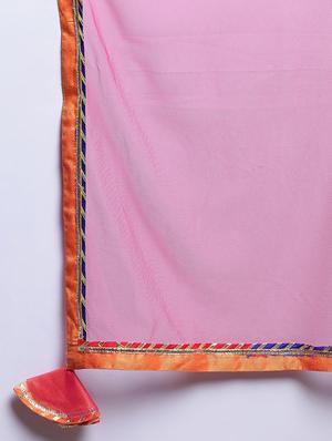 foil printed a-line lehenga choli with dupatta - 16637179 - Standard Image - 6