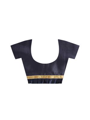 ruffled fusion saree with blouse - 16637553 - Standard Image - 3