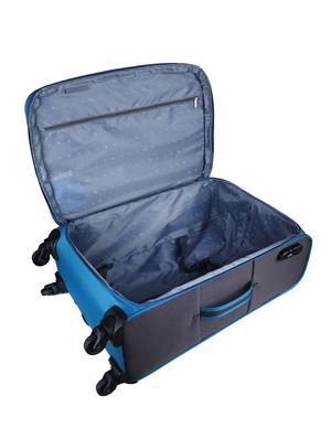 blue nylon trolley bag - 16637919 - Standard Image - 3