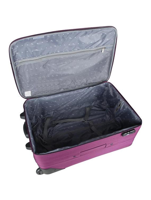 purple nylon trolley bag - 16637925 - Zoom Image - 3