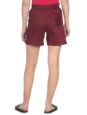 high rise printed shorts - 16638057 - Standard Image - 3