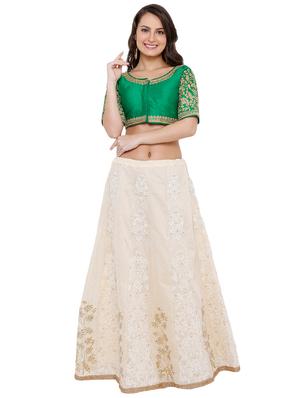 drawstring embroidered blouse - 16638160 - Standard Image - 3