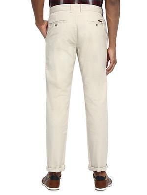 off white solid chinos - 16638288 - Standard Image - 3