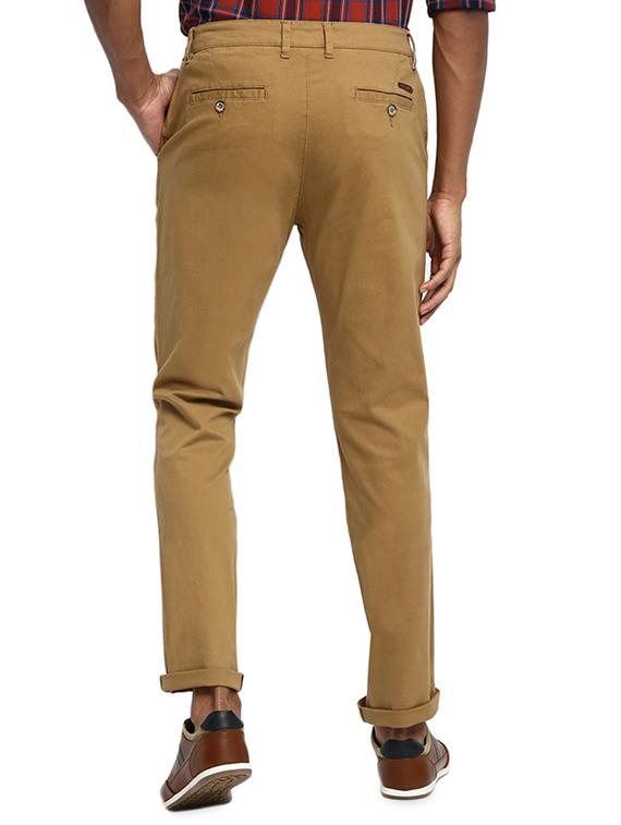 beige solid chinos - 16638292 - Zoom Image - 3