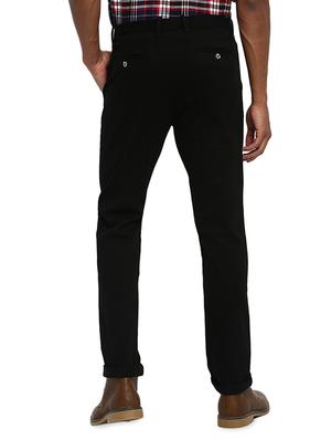 black solid chinos - 16638295 - Standard Image - 3