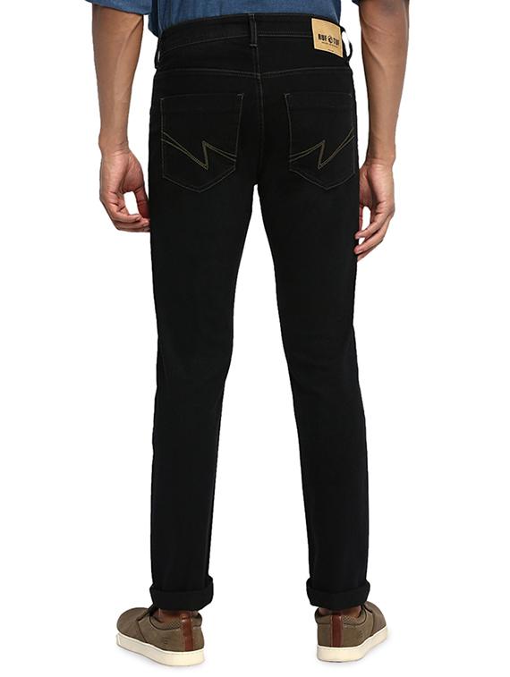 black plain denim jeans - 16638311 - Zoom Image - 3