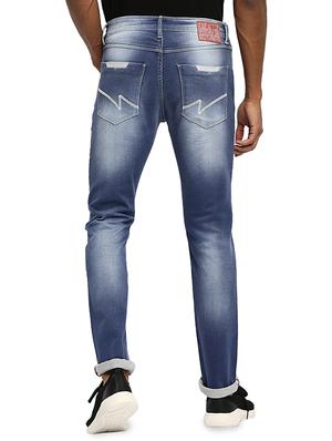 blue heavy washed denim jeans - 16638316 - Standard Image - 3