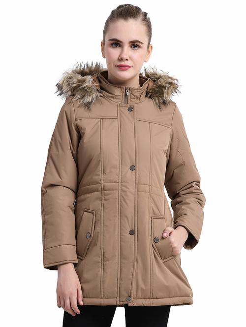 hooded neck pocket detail jacket - 16638799 - Very Small Image - 1